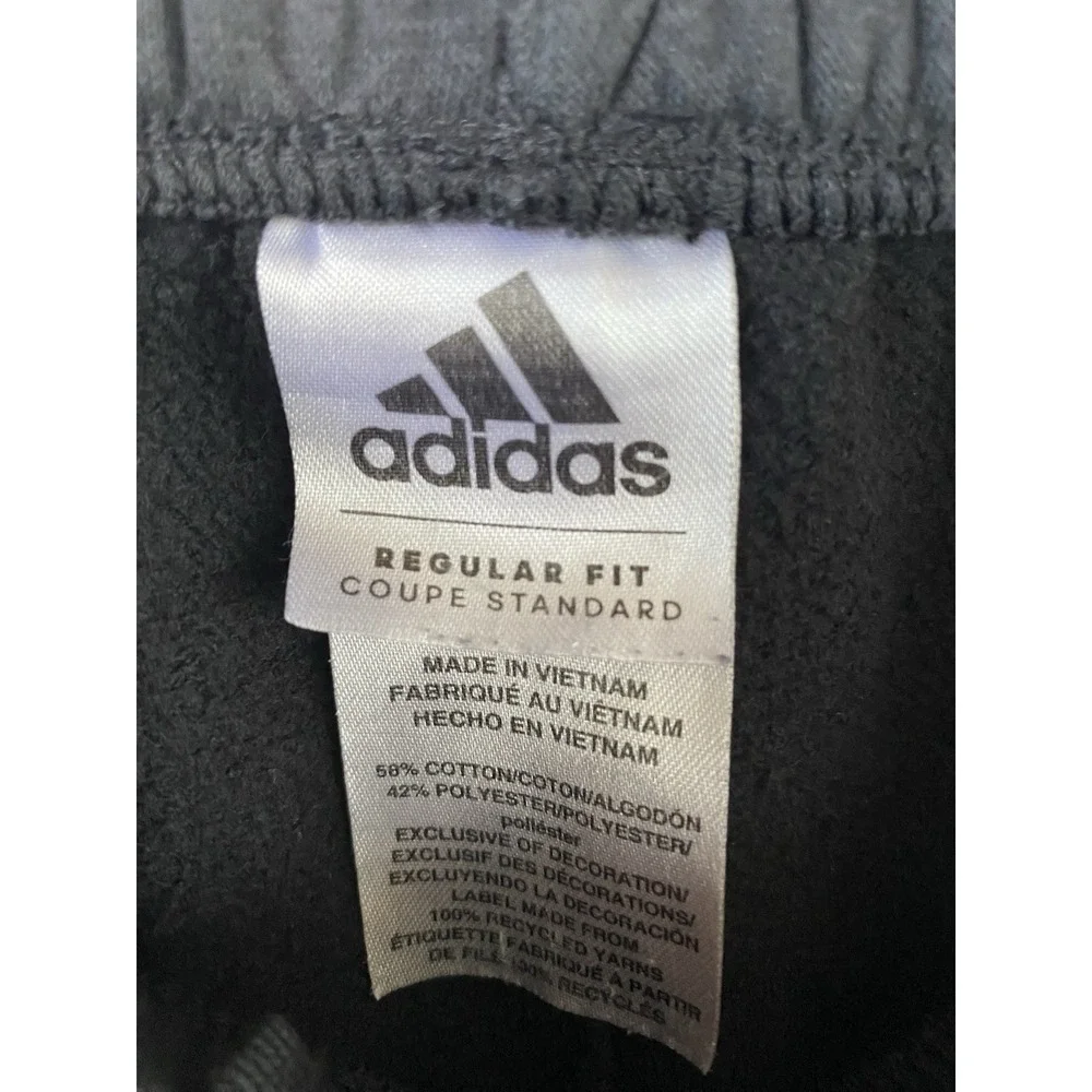 Adidas‎ Black Athletic Joggers White Striped Boys Large 14/16